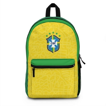 Brazil Soccer Team Colors Backpack, Durable, Lightweight & Stylish Fan Gear