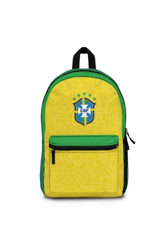 Brazil Soccer Team Colors Backpack, Durable, Lightweight & Stylish Fan Gear