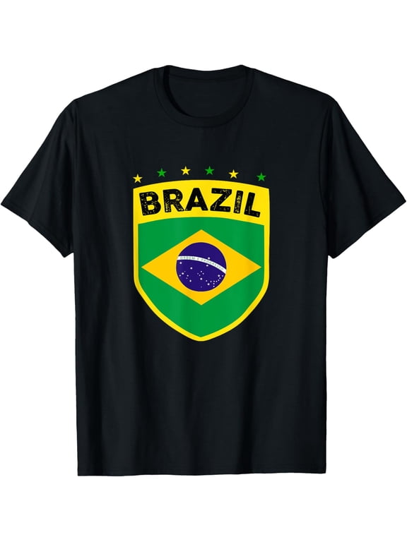Brazil T Shirt Women Men Kids Brasil Brazilian Flag T-Shirt