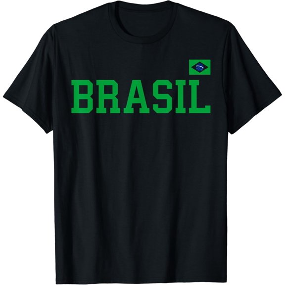 Brazil T Shirt Women Men Kids Brasil Brazilian Flag Yellow T-Shirt