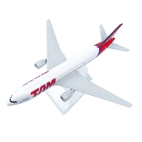 Brazil TAM 777 Airplane Model 1:400 Scale Alloy Aircraft with Stand Collectible Souvenir Gift Toys