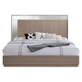 thumbnail image 1 of Brazil Taupe Bronze Platform Bed, 1 of 2