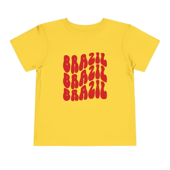Brazil Toddler Shirt Gifts Boy Girl Size 2T-5T