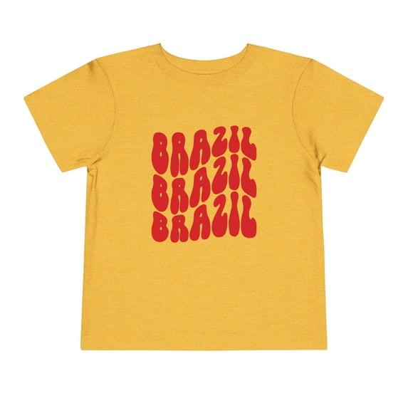 Brazil Toddler Shirt Gifts Boy Girl Size 2T-5T
