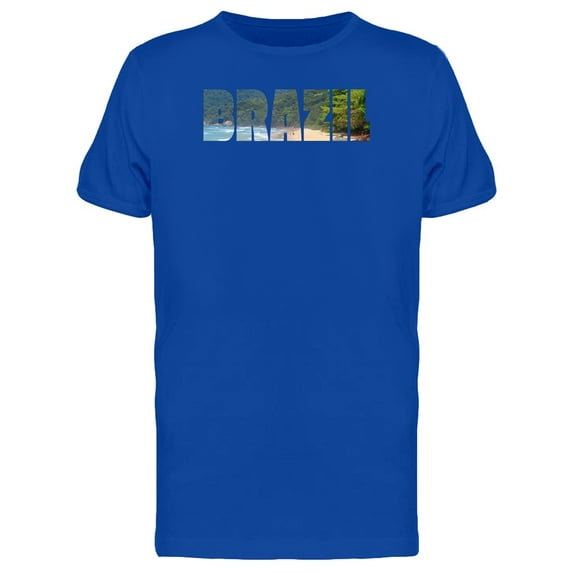 Brazil Travel Lovers Quote T-Shirt Men -Image by Shutterstock, Male 3X-Large