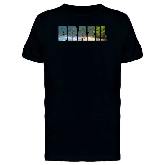 Brazil Travel Lovers Quote T-Shirt Men -Image by Shutterstock, Male 3X-Large