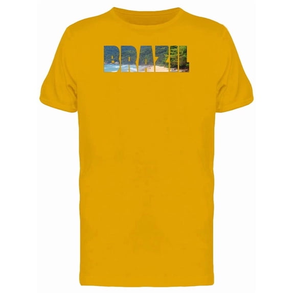 Brazil Travel Lovers Quote Tee Men's -Image by Shutterstock