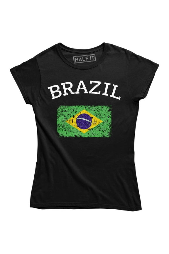 Brazil for Women Brazil Flag Brazil Gifts for Her T-Shirt