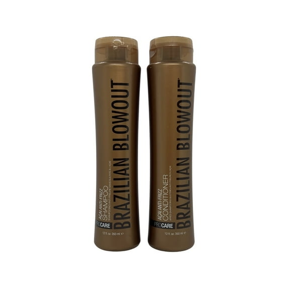 Brazilian Blowout Acai Anti-Frizz Shampoo & Conditioner 12 Oz Set