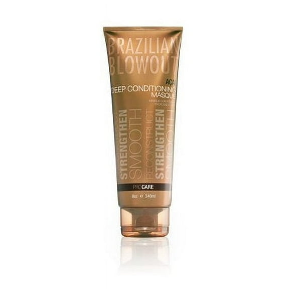 Brazilian Blowout Acai Deep Conditioning, Smoothing & Straightening Hair Mask 8 oz