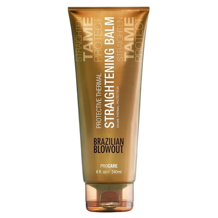 Brazilian Blowout Acai Protective Thermal Straightening Balm, 8 Oz