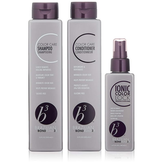 Brazilian Blowout COLOR CARE TRIO 3 pc (Shampoo+Cond+Lock)