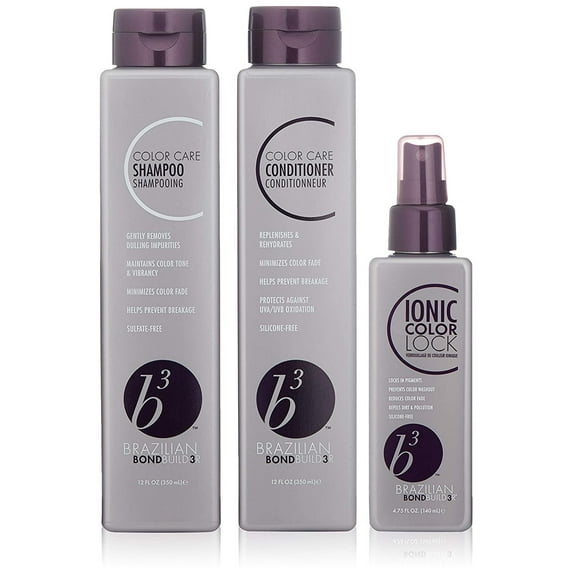 Brazilian Blowout COLOR CARE TRIO 3 pc (Shampoo+Cond+Lock)
