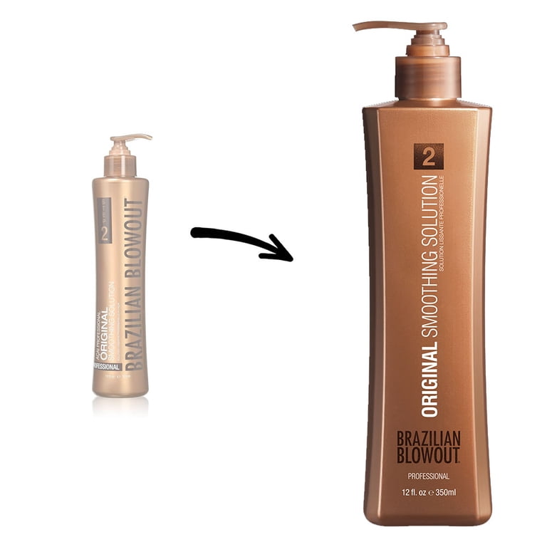SilkArgan Hair & Skin Treatment 125mL 2本 Brazilian Blowout ORIGINAL Solution Step 2, 12 oz, Smoothing