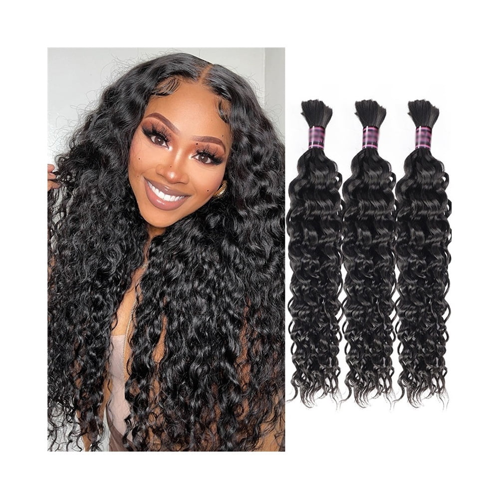 Brazilian Bulk Braiding Hair Deep Curly No Weft 100g/Bundle Virgin Human Hair Extension