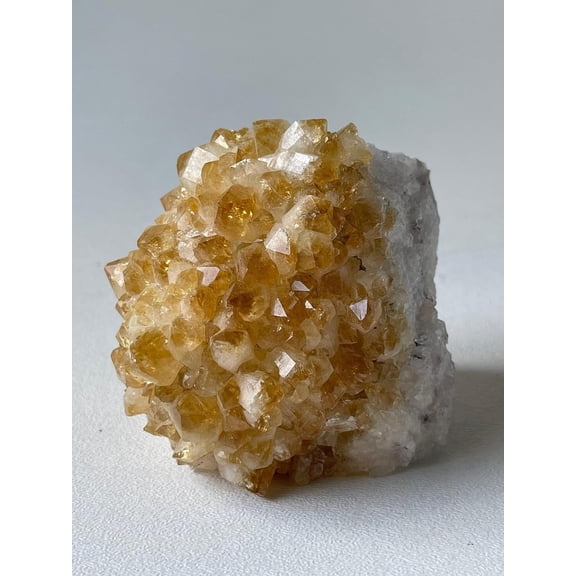 Brazilian Citrine Clusters With Cut / Flat Base, Honey Citrine Quartz Cluster, Citrine Cathedral, Money Stone, Success Stone (2-3 lb)