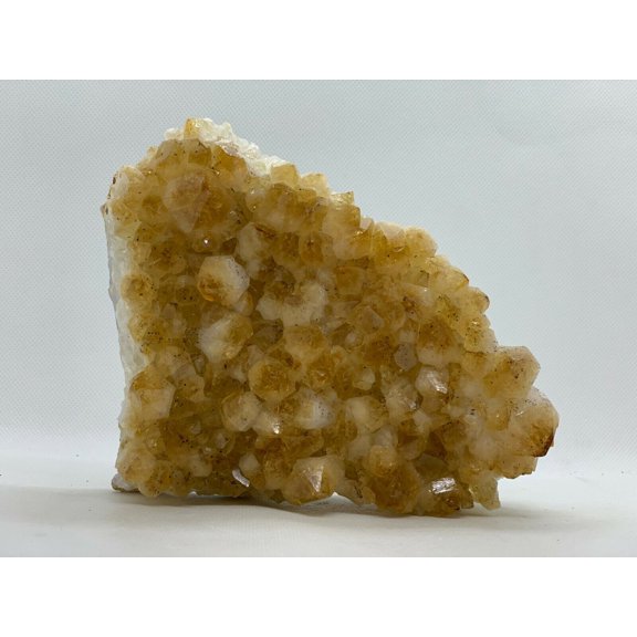 Brazilian Citrine Clusters With Cut / Flat Base, Honey Citrine Quartz Cluster, Citrine Cathedral, Money Stone, Success Stone (3-4 lb)
