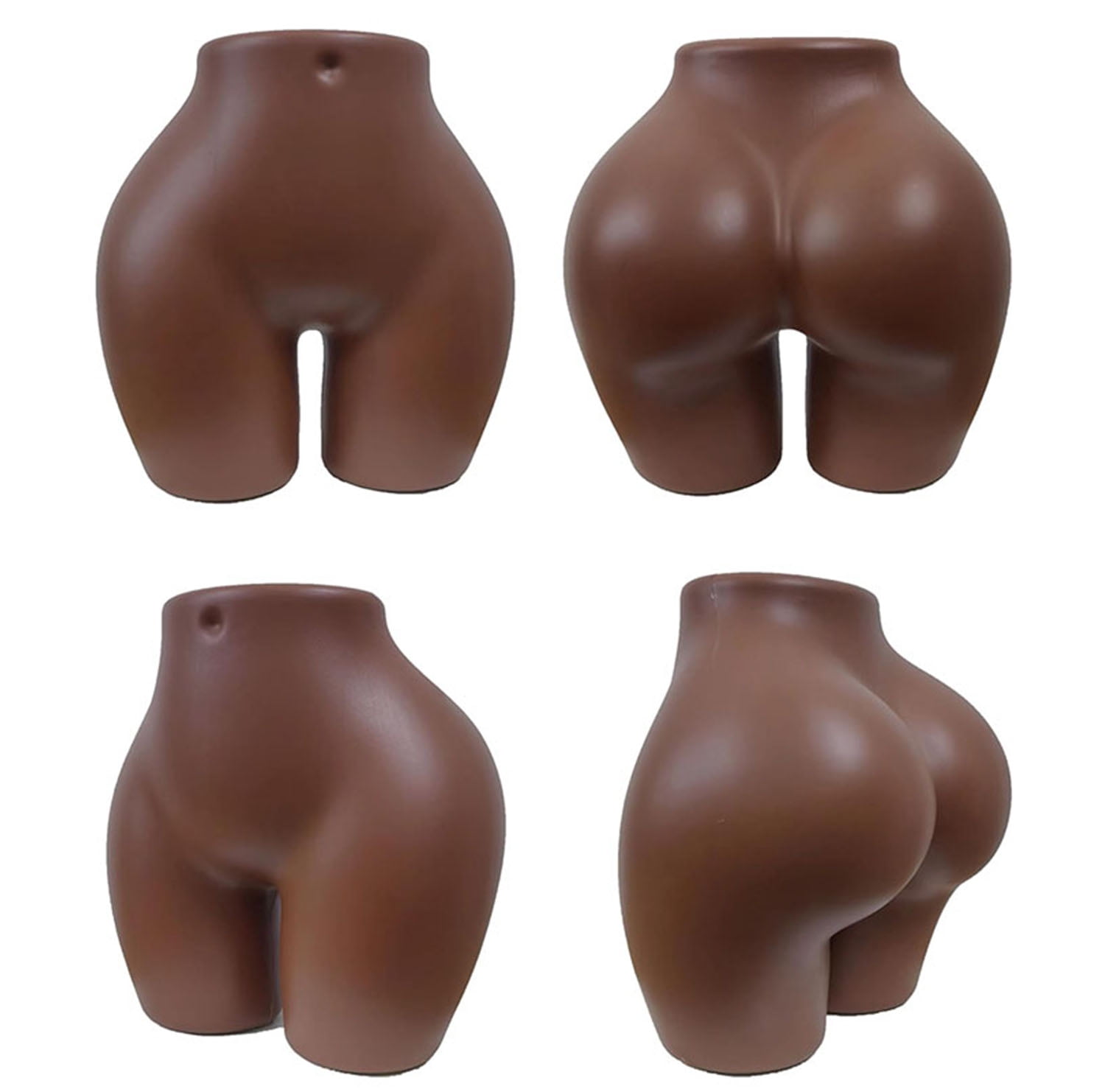 Brazilian Curvy Hip BBL Mannequin, Half Body African American Female with Full Hip, Curvy Hips for Fashion Mannequin Display(HP01T)