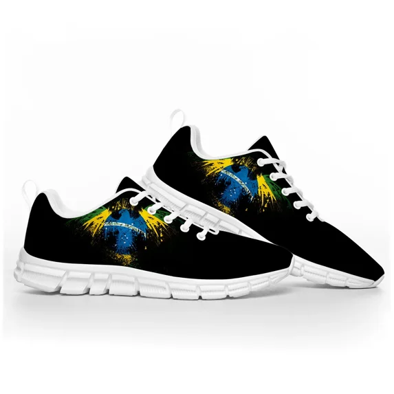 Brazilian Flag Sports Shoes Mens Womens Teenager Kids Children Sneakers Brazil Soccer Football Casual Custom Couple Shoes