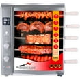 thumbnail image 1 of Brazilian Flame Brazilian Gas Rotisserie Grill with 5 Skewers in Silver, 1 of 17