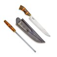 thumbnail image 1 of Brazilian Flame Chef's Knife - Ribs Set with Sharpener, 1 of 9