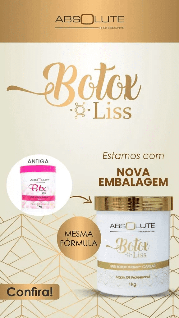 Brazilian Hair B-tox Liss Treatment For All Hair Types - Absolute Cosmetic | Brazilian Keratin Treatment/ 1kg