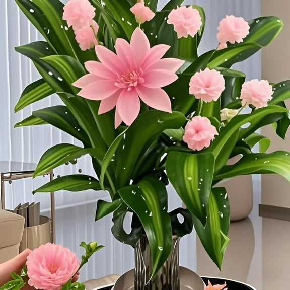 Brazilian  Healthy Roots for Luck and Success, Natural Air-Purifying Indoor Plants That Promote Positive Energy and Prosperity, Perfect for Home or Office Décor, Thoughtful Easy-Care Gift with