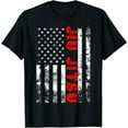 thumbnail image 1 of Brazilian Jiu Jitsu American Flag Sports US T-Shirt, 1 of 4