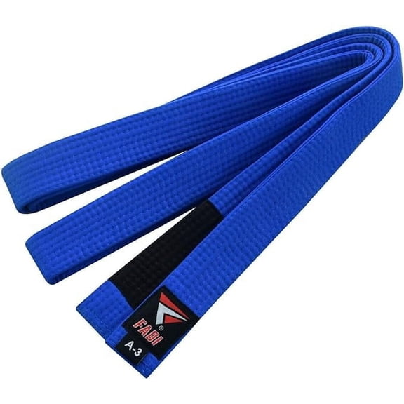 Fadi Sports Brazilian Jiu Jitsu Belt, Blue, A4, Unisex Adult