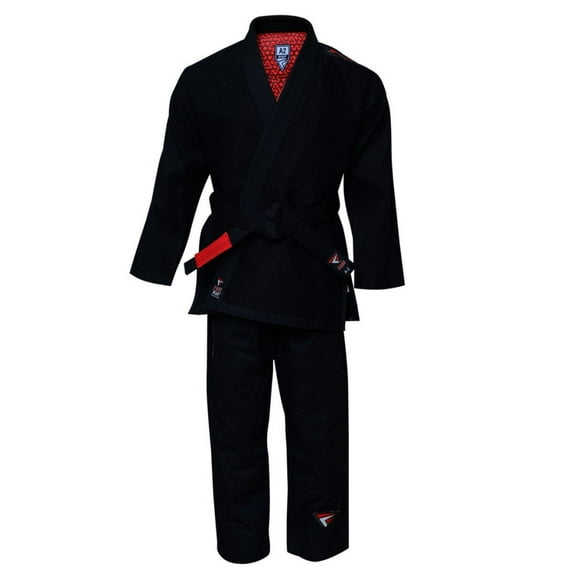 Brazilian Jiu Jitsu Gi Ray Series for Adult Men by Fadi Sports - Black Color A5