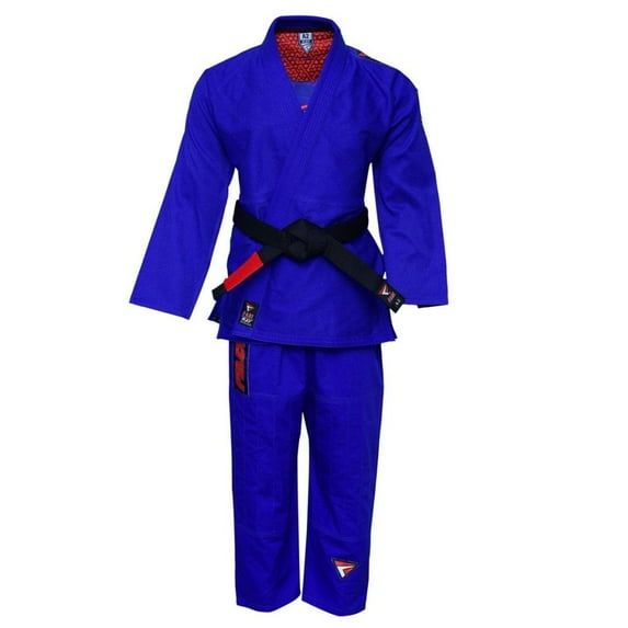 Brazilian Jiu Jitsu Gi Ray Series for Adult Men by Fadi Sports - Blue Color A1