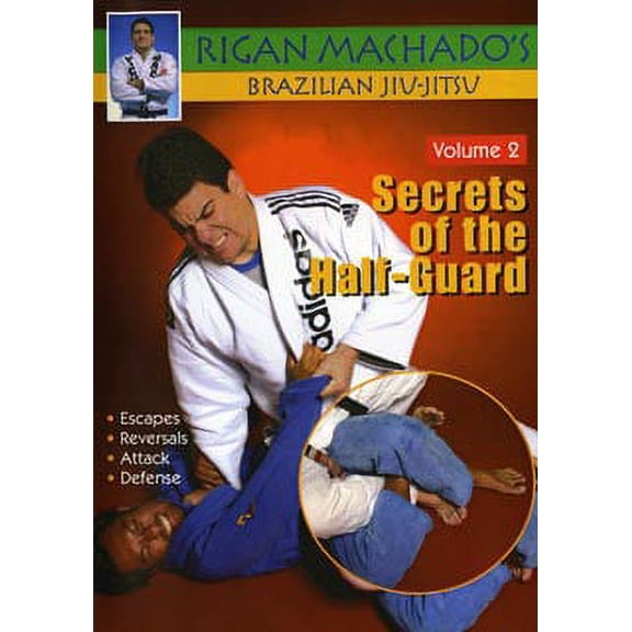 Brazilian Jiu Jitsu Secrets of Half-Guard #2 DVD Rigan Machado MMA grappling -VD5153A