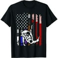 thumbnail image 1 of Brazilian Jiu Jitsu Stars & Stripes Rank BJJ Flag TShirts T-Shirt, 1 of 4