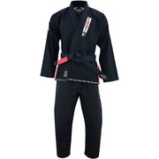 Brazilian Jiu Jitsu Suit Excellence Kimono by Fadi Sports - for Adult Men in Black color