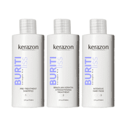 Brazilian Keratin Straightening Treatment Kit Keratina KERAZON Buriti Liss Collagen Pro For All Hair Types