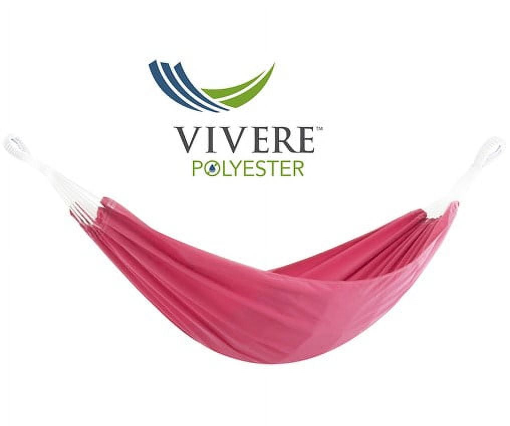 Brazilian Polyester Hammock - Double (Hot Pink)