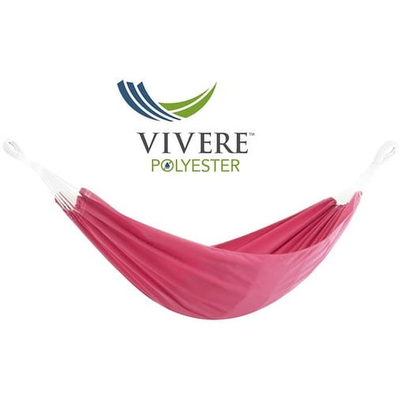 Brazilian Polyester Hammock - Double (Hot Pink)