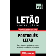 Vocabulrio Portugus Brasileiro-Leto - 9000 palavras Brazilian Portuguese Collection Portuguese Edition Paperback 1787672875 9781787672871 Andrey Taranov