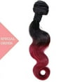 thumbnail image 1 of Brazilian Raspberry Ombre Body Wave Hair Extensions, 1 of 1
