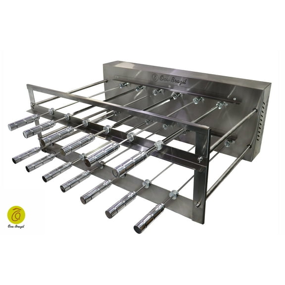 Brazilian Rotisserie System for BBQ - 13 Skewers - Professional Grade