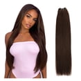 thumbnail image 1 of Brazilian Straight Hair Weave Bundles 14"-28" Hight Ratio Remy Hair Extensions 100g/pc, 1 of 6