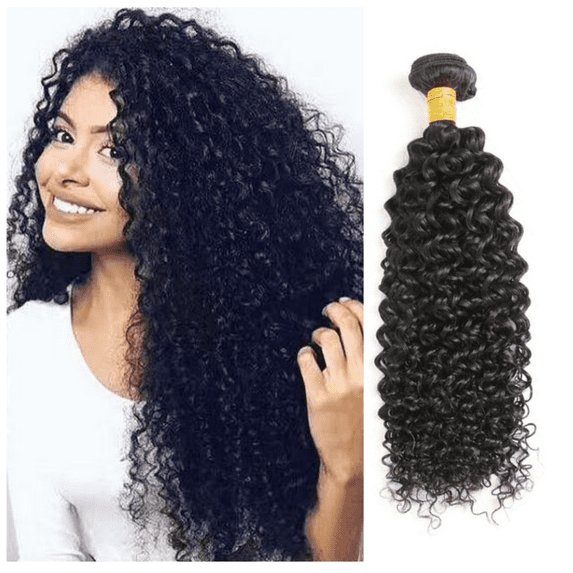 Brazilian Virgin 100% Human Hair Jerry Curl Ustar Brand 10"-30"inch Natural BLACK 26"