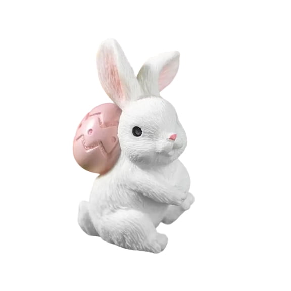 Brazilwood Hydroponic Plant Bunny Statue, Mini Brazilwood Decoration, Tabletop, Indoor Home & Office Desktop Planter(Not Included Brazilwood )