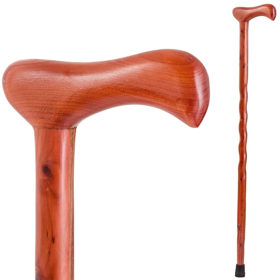 Brazos 37" Twisted Aromatic Cedar Walking Cane