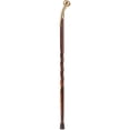 thumbnail image 1 of Brazos 37" Twisted Cocobolo Hame Top Walking Cane, 1 of 3