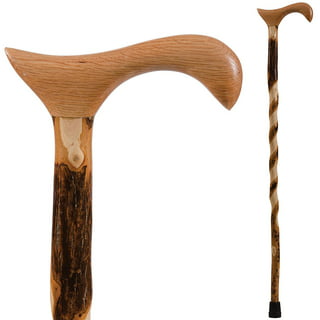 Carex Round Handle Wood Cane for All Occasions, Natural Ash Finish, 250 lb  Weight Capacity