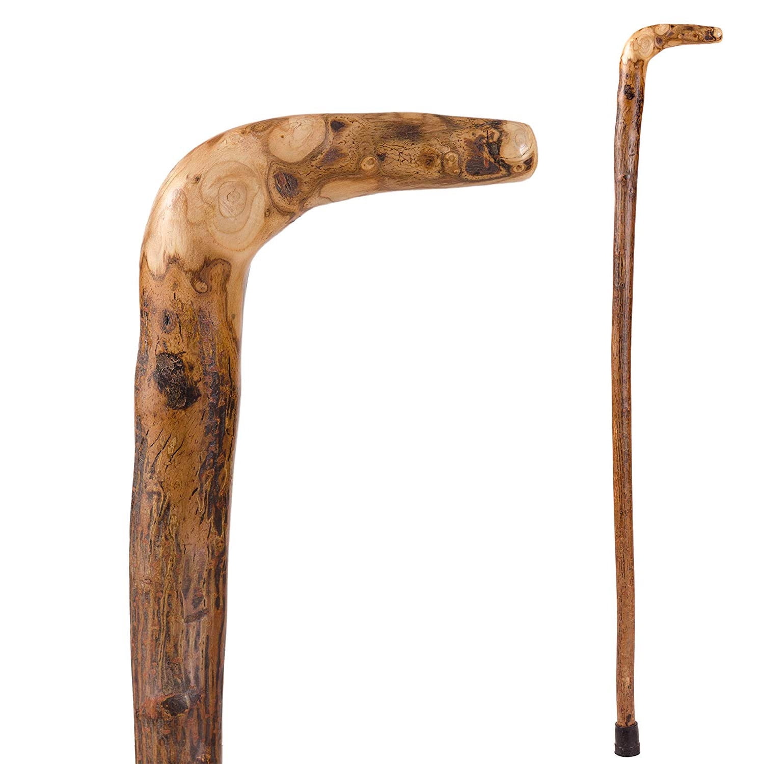 Brazos Free Form Natural Hardwood Root Handcrafted Walking Cane