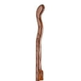 thumbnail image 1 of Brazos Handcrafted Wood Walking Stick, Twisted Oak, Ergonomic Style Handle, for Men & Women, Red, 48", 1 of 5