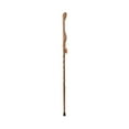 thumbnail image 1 of Brazos Handcrafted Wood Walking Stick, Twisted Oak, Hitchhiker Style Handle, for Men & Women, , Brown, 55", 1 of 3