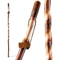 thumbnail image 1 of Brazos Rustic Wood Walking Stick, Twisted Hickory, Traditional Style Handle, for Men & Women, 48", 1 of 8